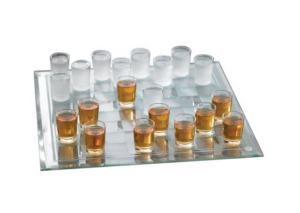 checkers shot board